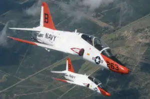 T-45 Goshawk, manufactured by McDonnell Douglas (now Boeing) and British Aerospace